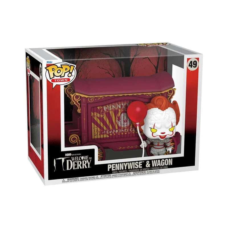 IT Welcome to Derry Vinyl Figure – Pennywise and Wagon 9 cm 2