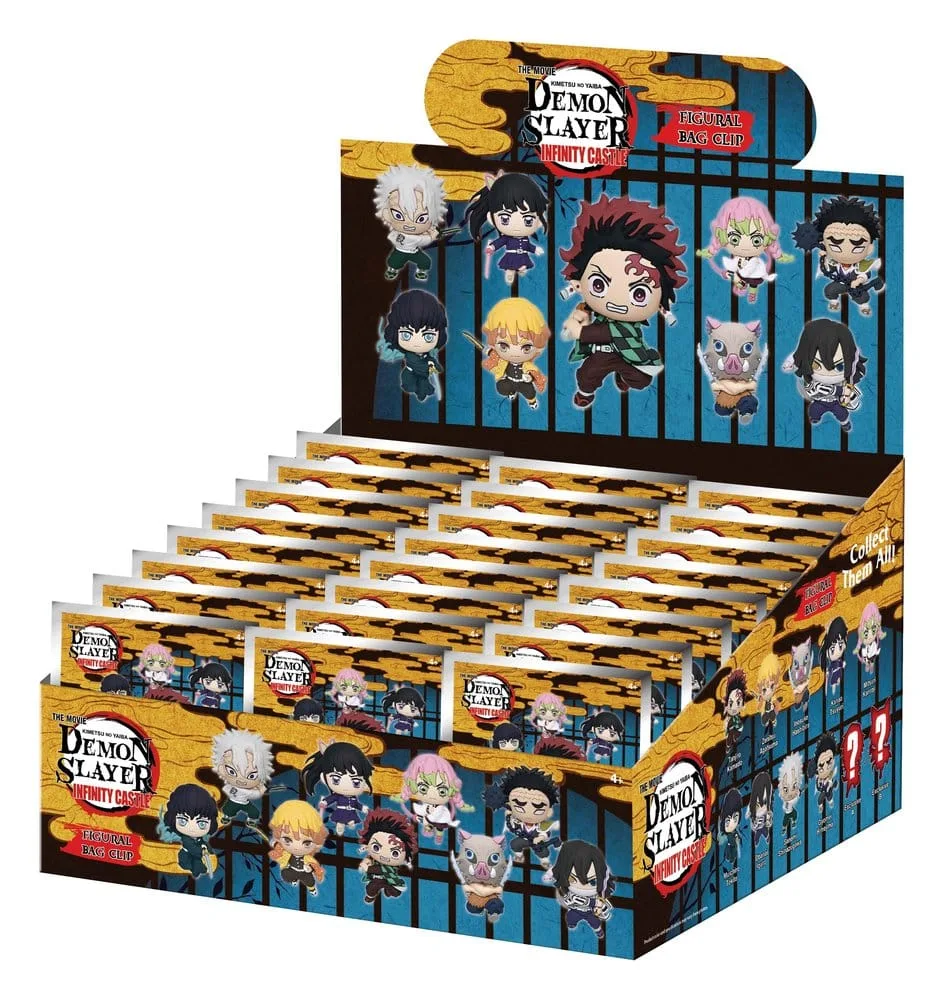 Demon Slayer Bag Clips – Infinity Castle Series 1 24-Pack