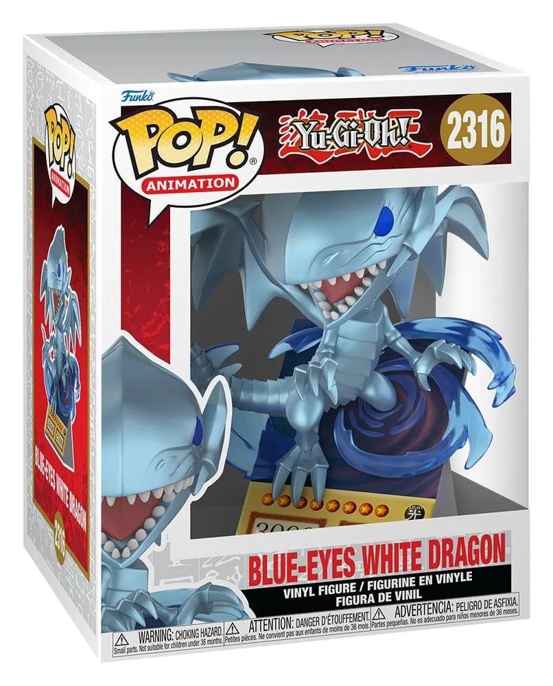 Yu-Gi-Oh Vinyl Figure – Pop Premium Blue Eyes Dragon 9 cm 2