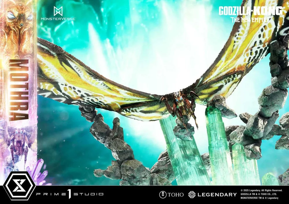 Godzilla x Kong The New Empire Statue – Mothra Diorama 113 cm 11