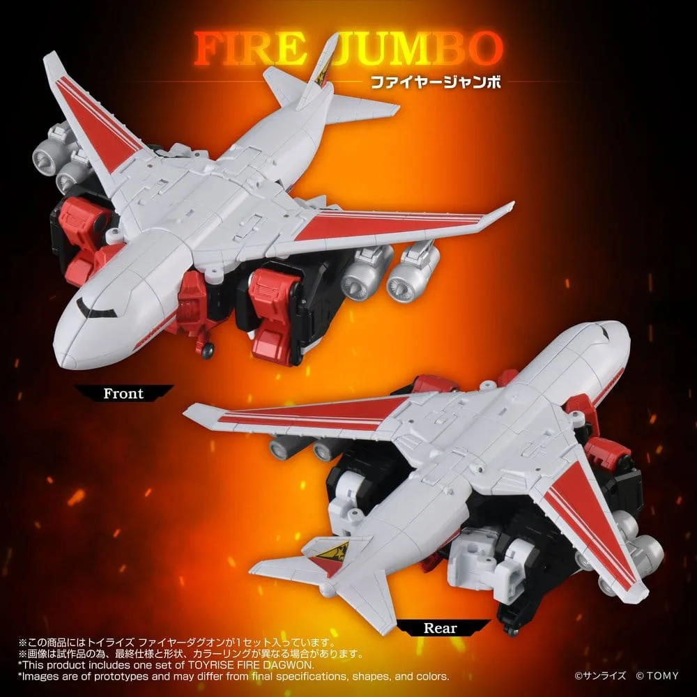Brave Command Dagwon Action Figure – Toyrise Fire Dagwon 18 cm 3
