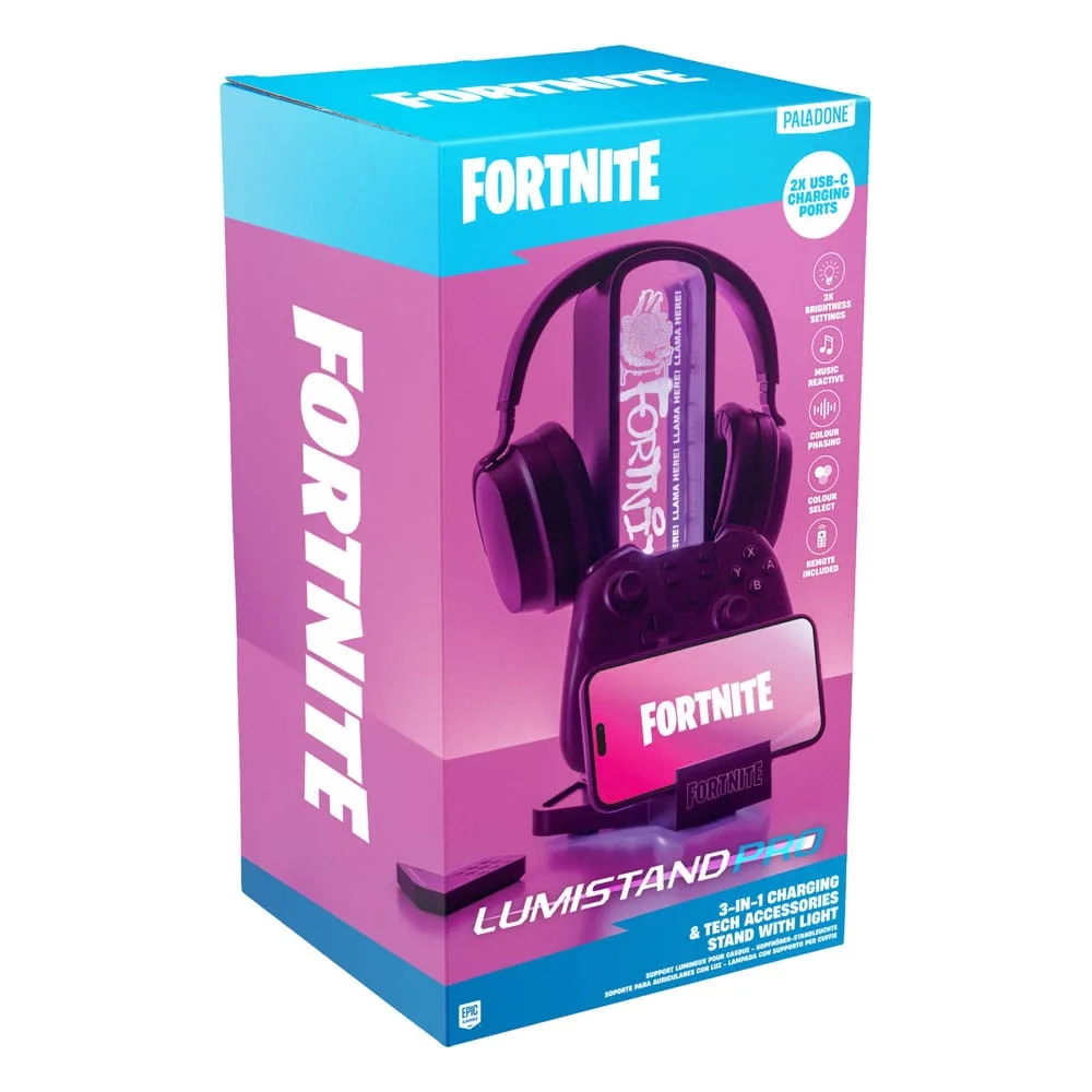 Fortnite Headphone Stand – Built-In Light 30 cm 4