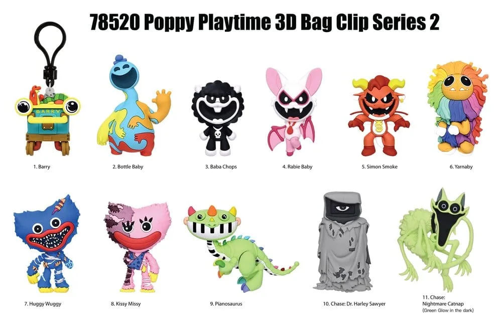 Poppy Playtime Foam Bag Clips – Series 2 24-Blind-Bag Display 2