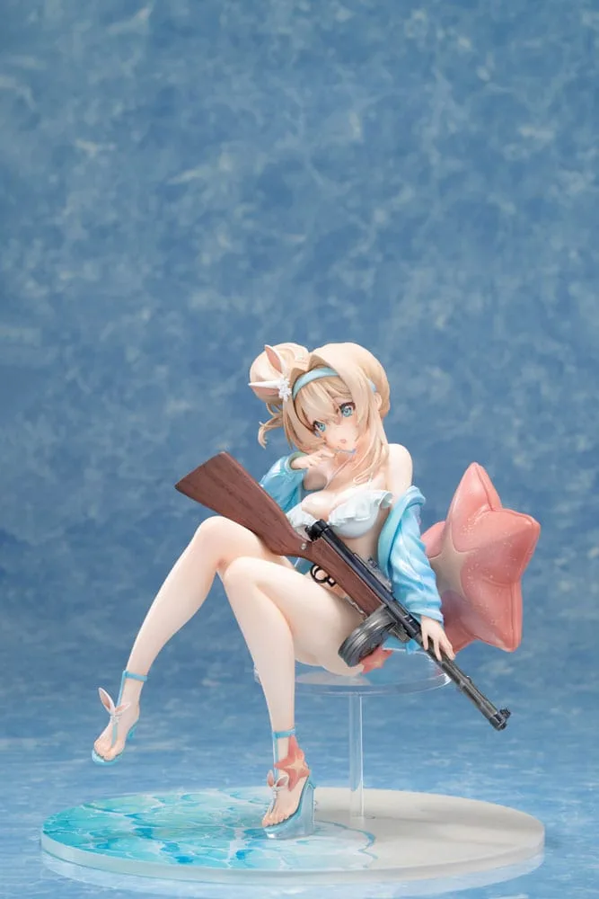 Girls’ Frontline 2 Statue – Suomi Sparkling Ocean 20 cm