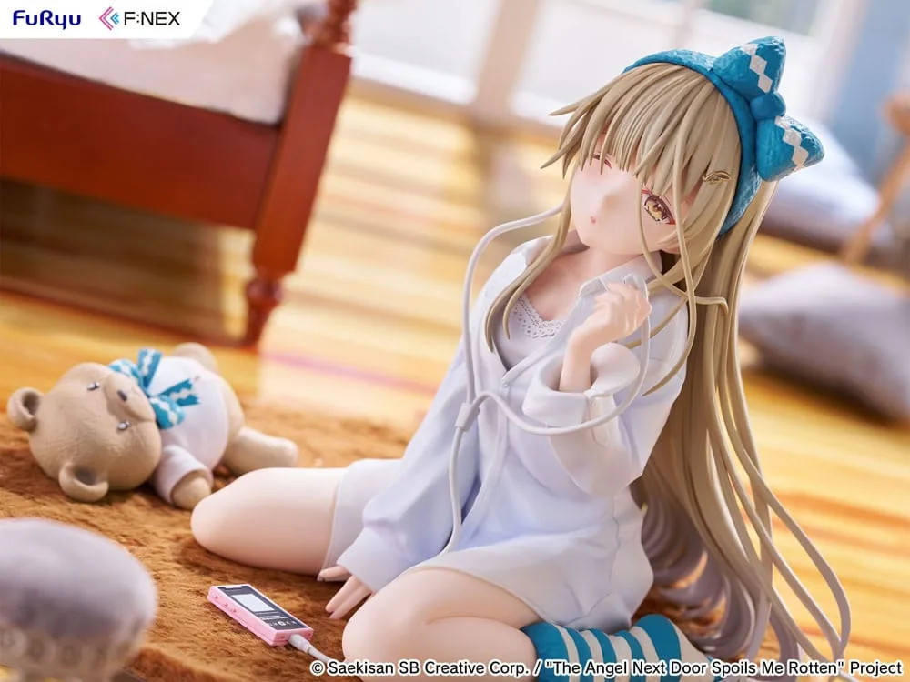 The Angel Next Door Spoils Me Rotten Statue – Mahiru Relax 14 cm 4