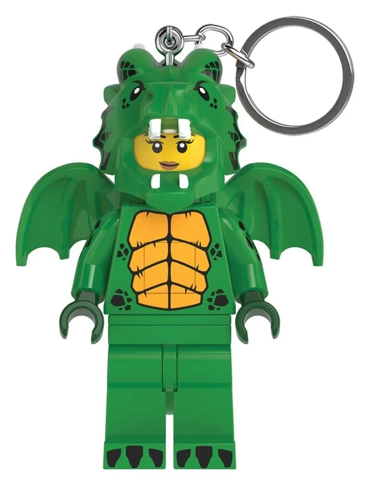 LEGO Minifigure Keychain – Light Green Dragon Girl