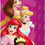 Disney Princess Spinning Pen Display – 16 3D Head Toppers 2