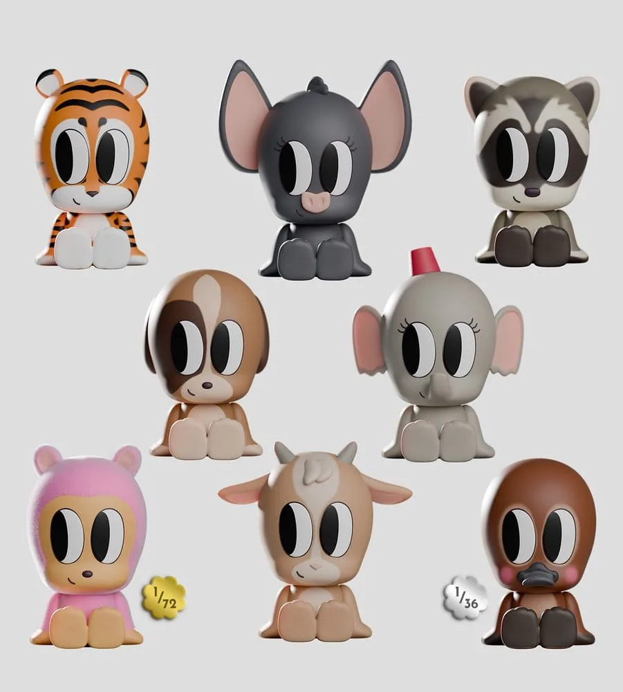 Tiny Shiny Hineys Mini Figures – Series 1 Blind Box Display of 6 7 cm