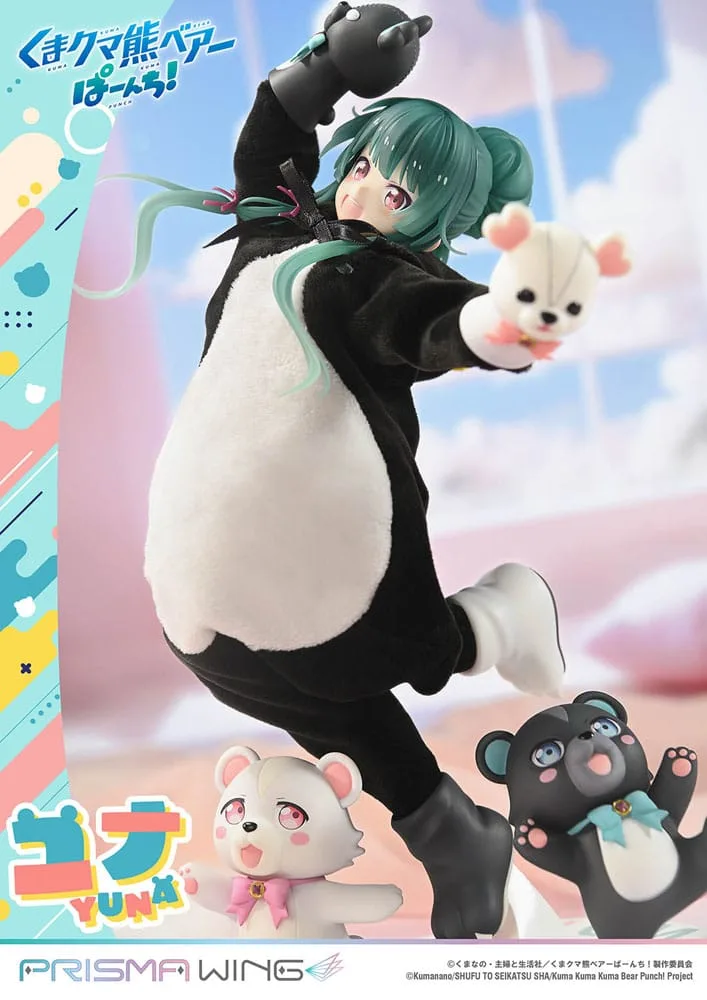 Kuma Kuma Kuma Bear Punch Statue – Yuna Prisma Wing 28 cm 20