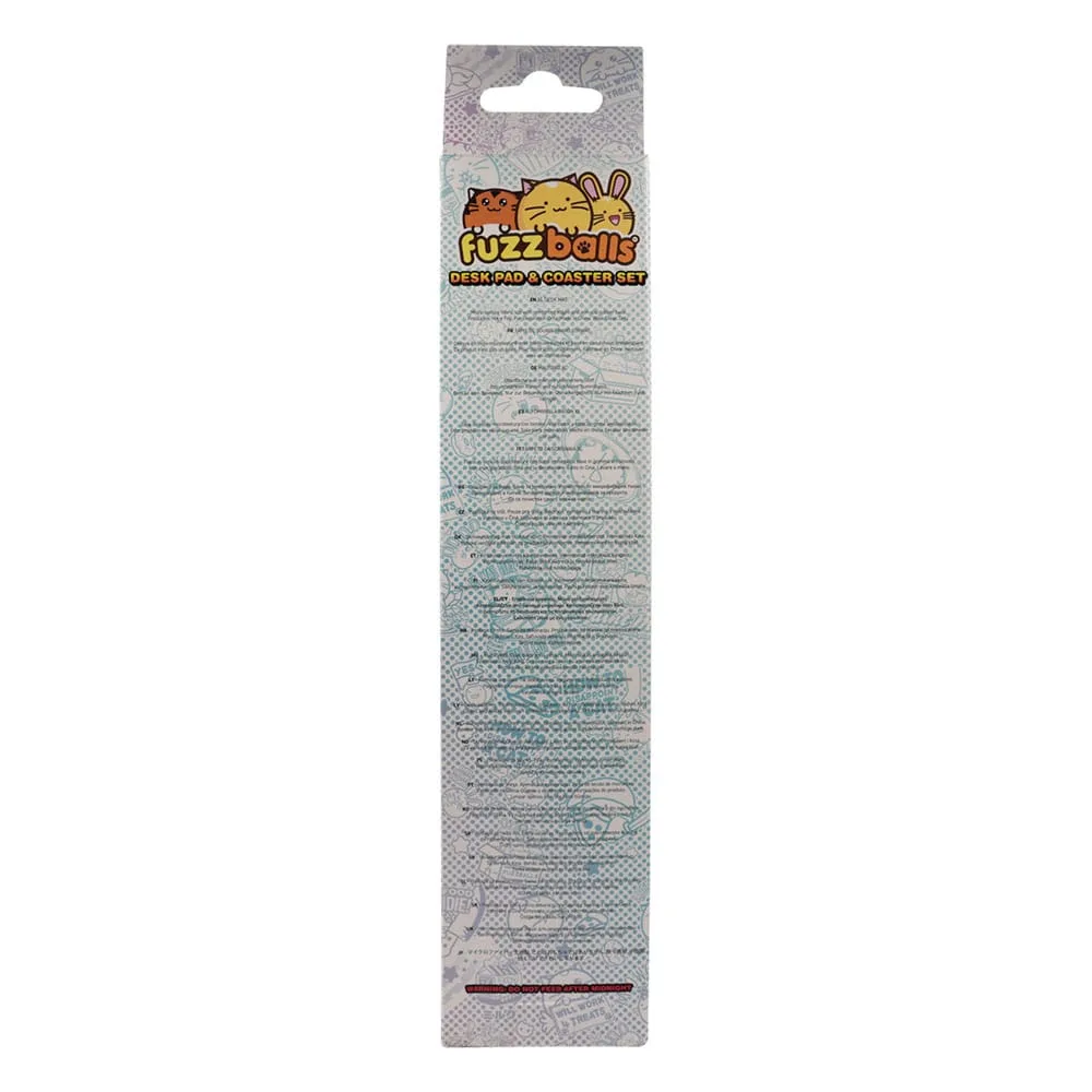 Fuzzballs Desk Pad and Coaster Set – XL 3