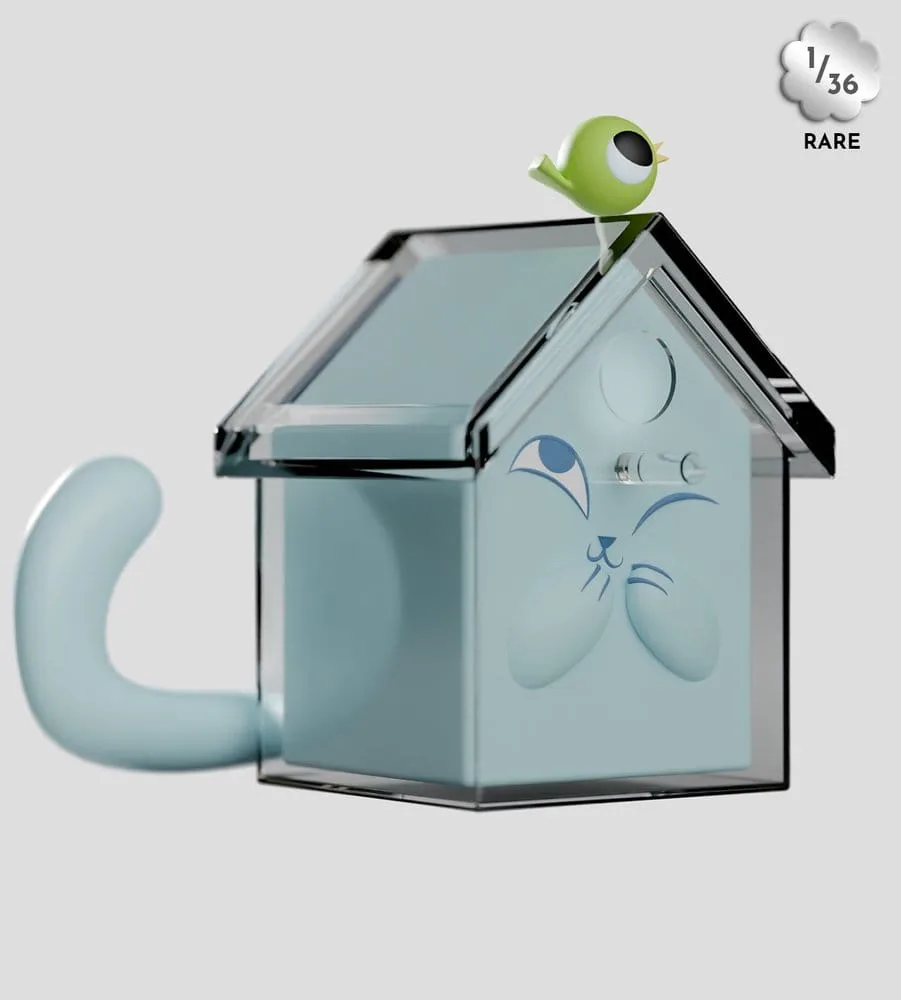 Ghost Cat Mini Figures – Series 1 Blind Box Display of 6 6 cm 10