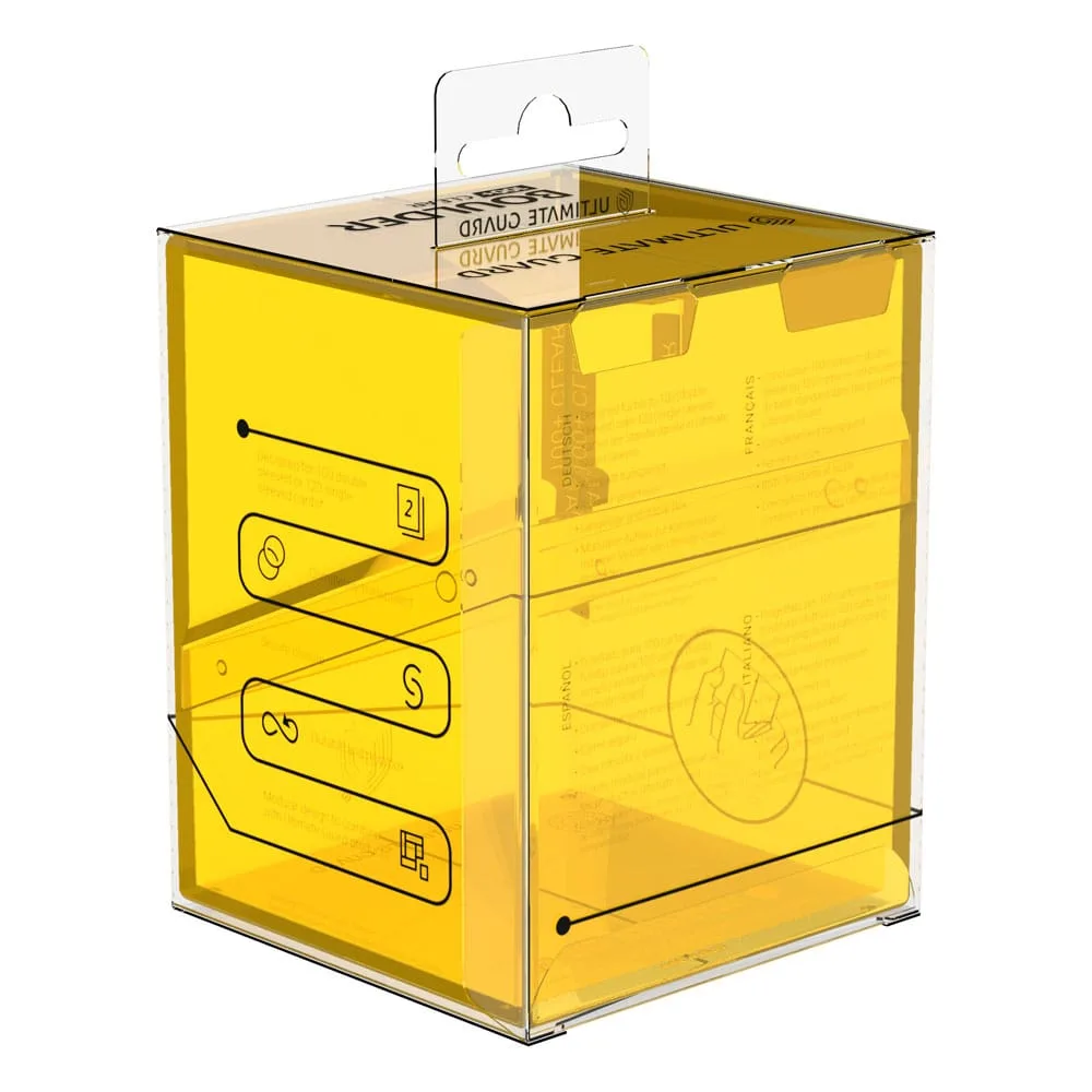 Ultimate Guard Deck Box – Boulder 100+ Clear Amber 10