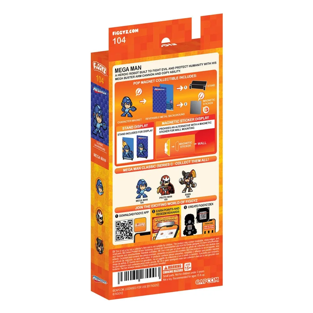 Mega Man Magnetic Collectible – FiGGYZ Pixel Art 11 cm 3
