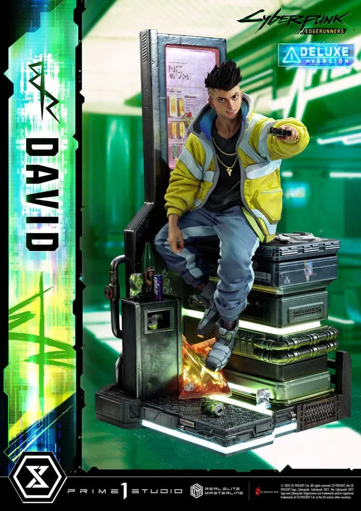 Cyberpunk Edgerunners Statue – David Bonus Version 58 cm 5