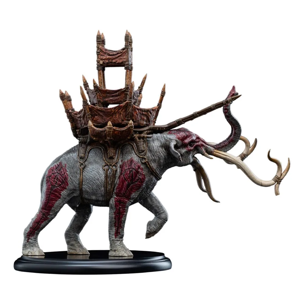 Lord of the Rings Mini Statue – Mumak in Battle 17 cm 6