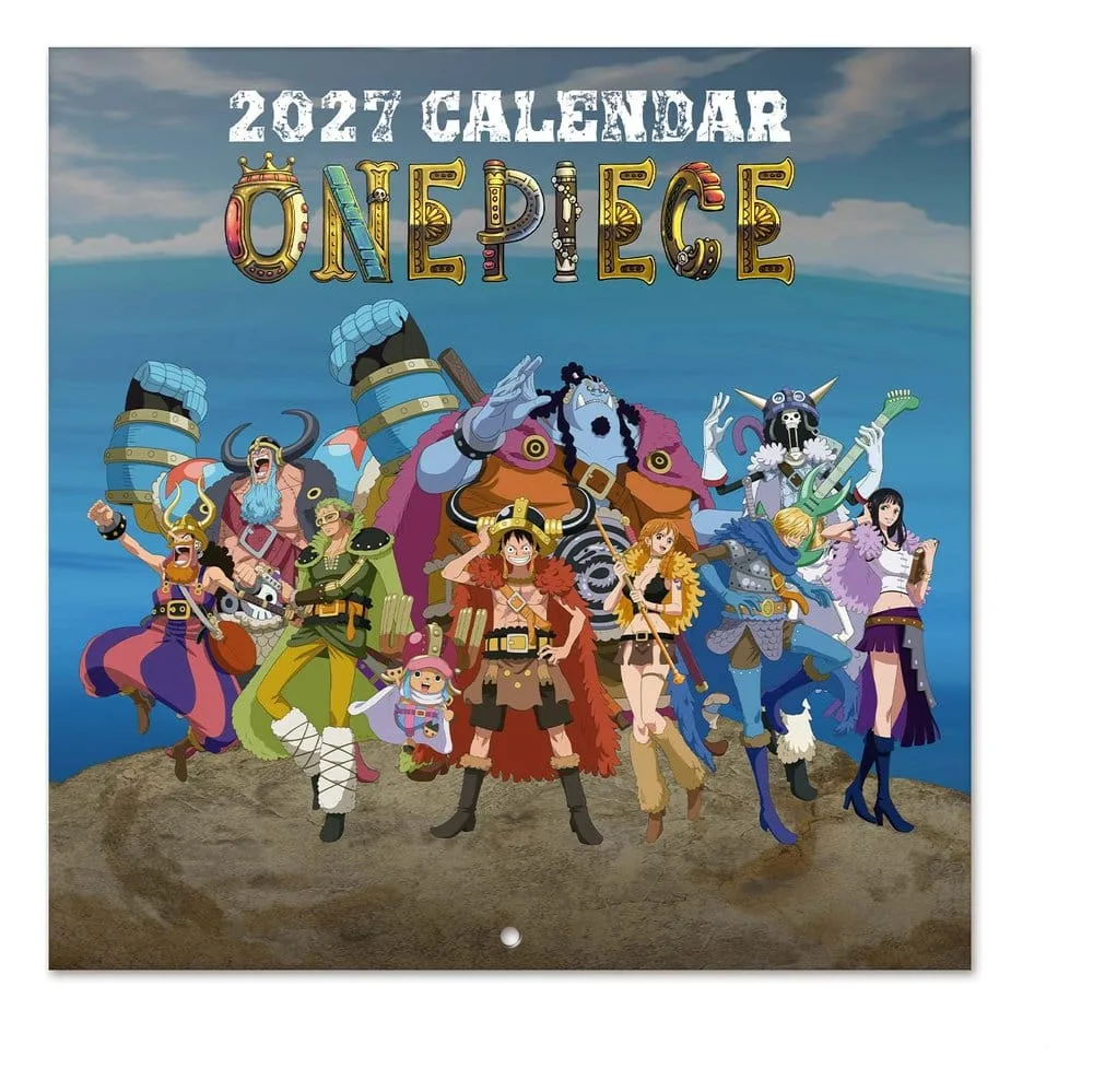 One Piece Wall Calendar – 2027 with Poster 29.5 x 29.5 cm