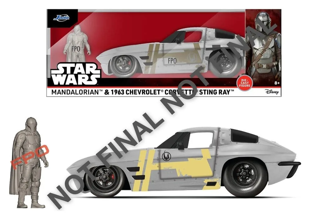 Star Wars Diecast Model – Mandalorian Corvette Sting Ray 1963 1/24