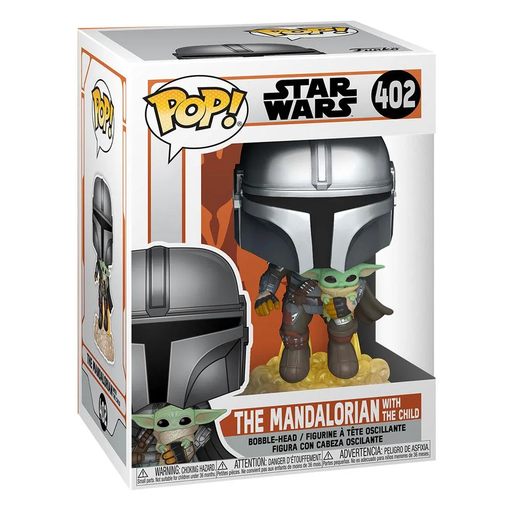 Star Wars Pop Figure – Mandalorian Flying with Jet Pack 9 cm 2