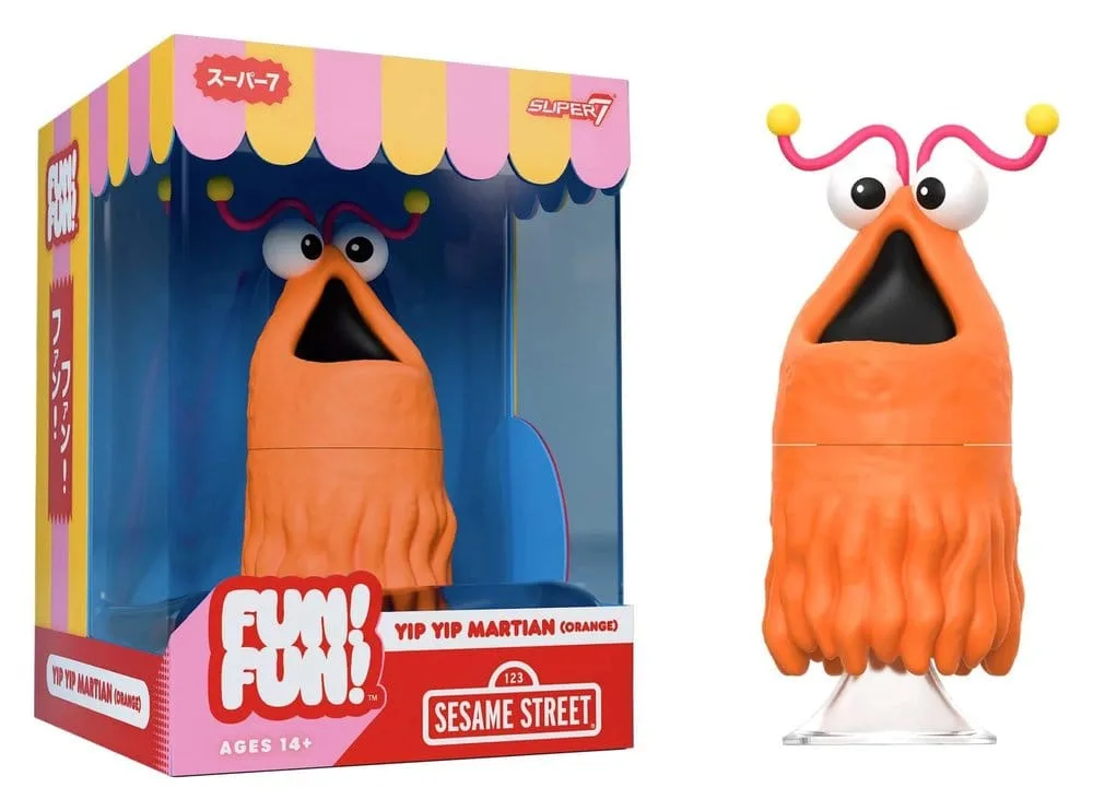 Sesame Street Vinyl Figure – Orange Yip Yip Martian 18 cm 2