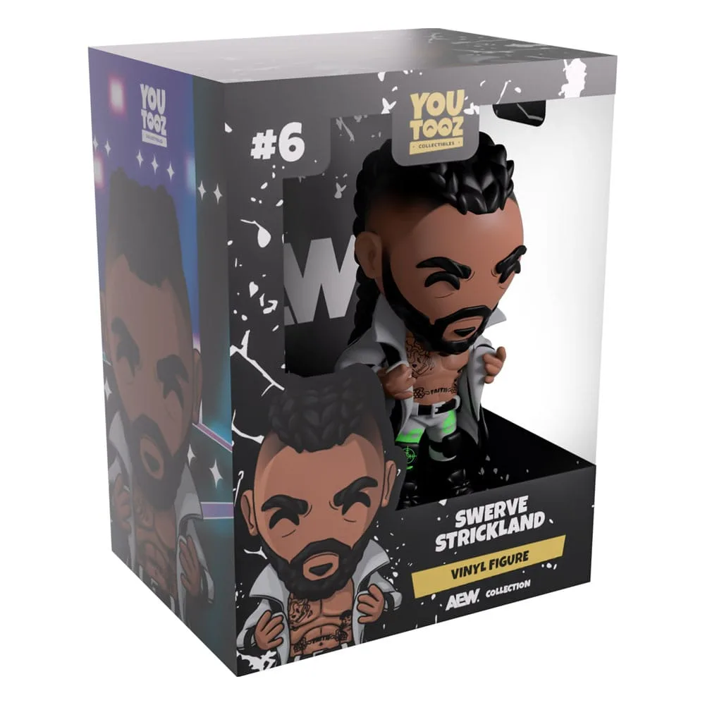 All Elite Wrestling Vinyl Figure – Swerve Strickland 12 cm 5