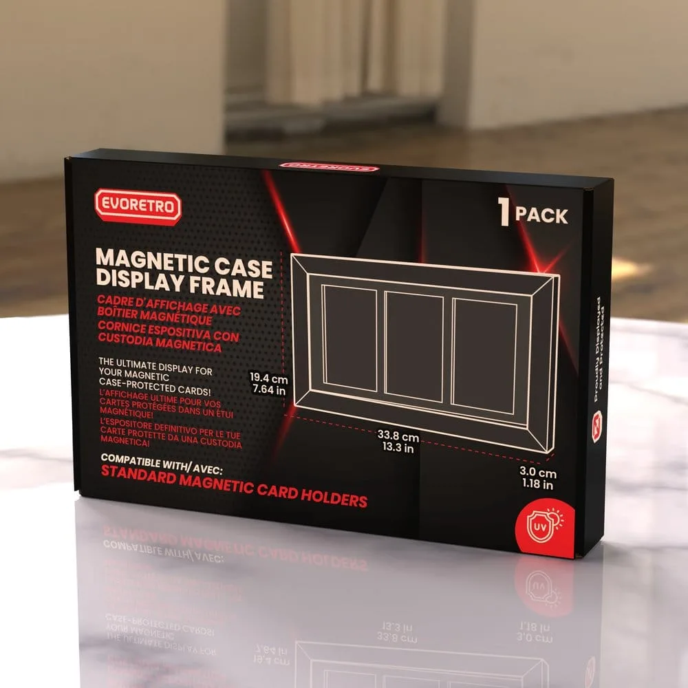 Trading Card Display Frame – Evoretro Three Magnetic Cases 7