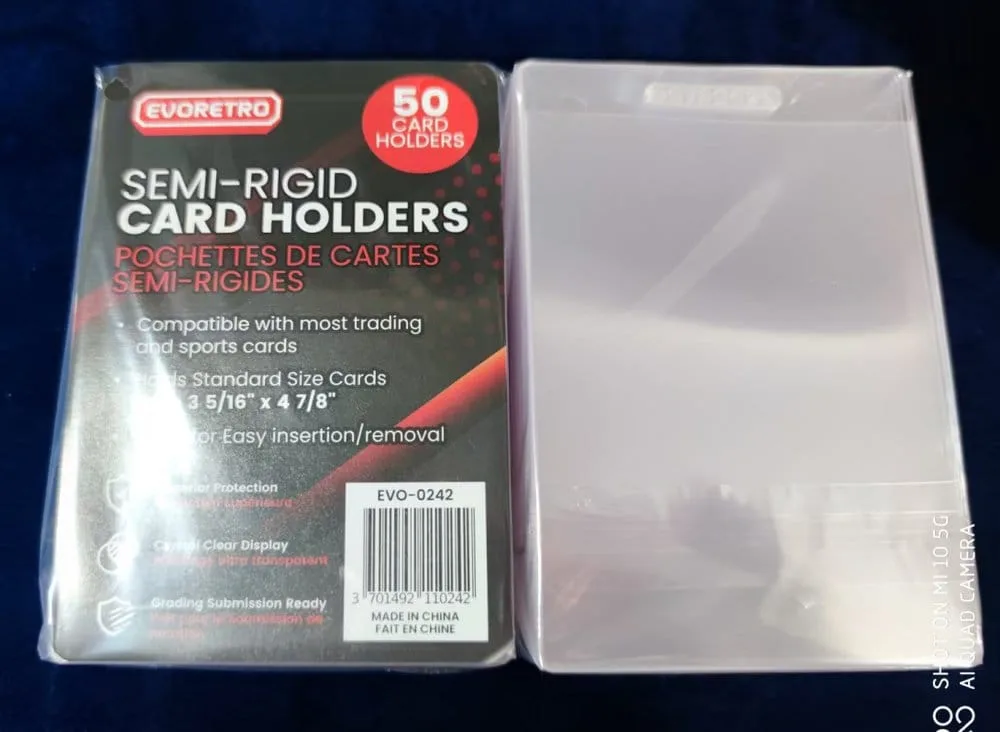 Evoretro Card Holders – Semi-Rigid 50-Pack 8 x 12 cm 5