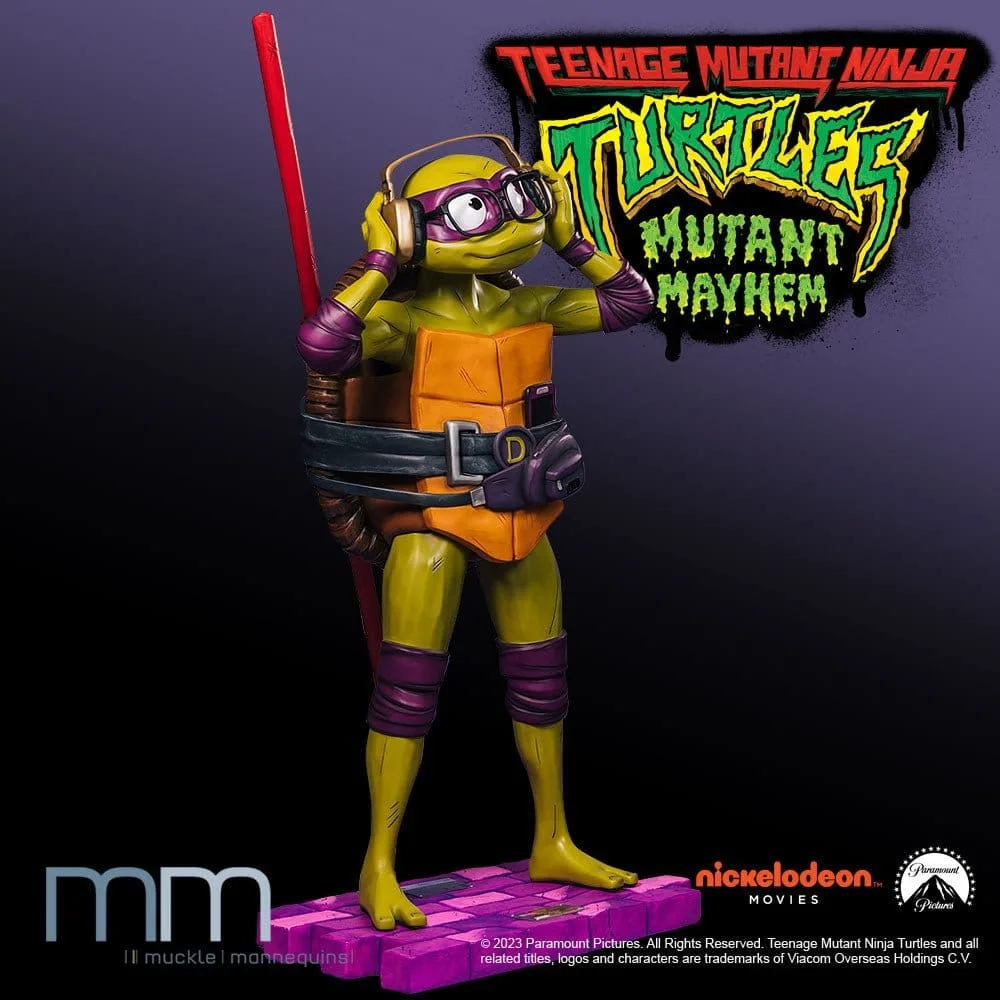 TMNT Mutant Mayhem Statue – Donatello in Lebensgröße 170 cm 3