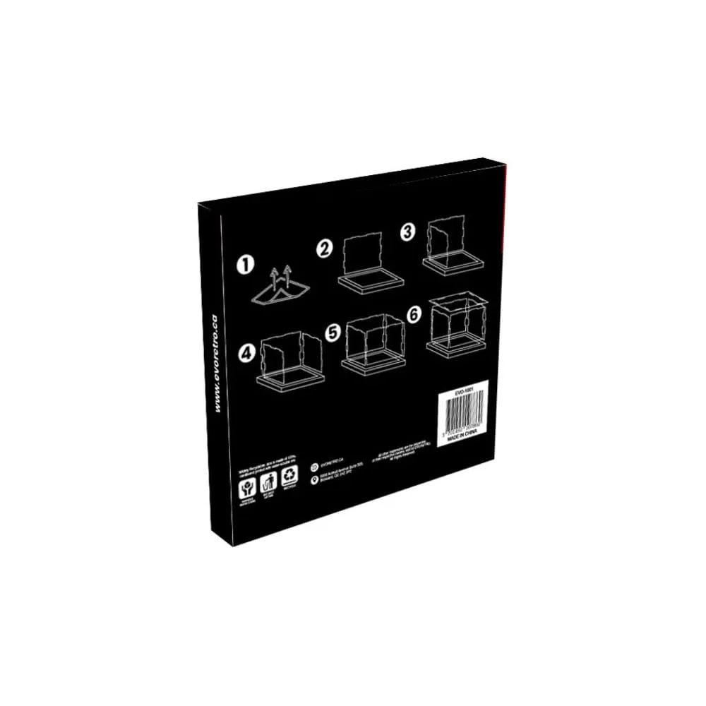 Evoretro vitrinekubus – Modulair met UV-bescherming 25,4 cm 4