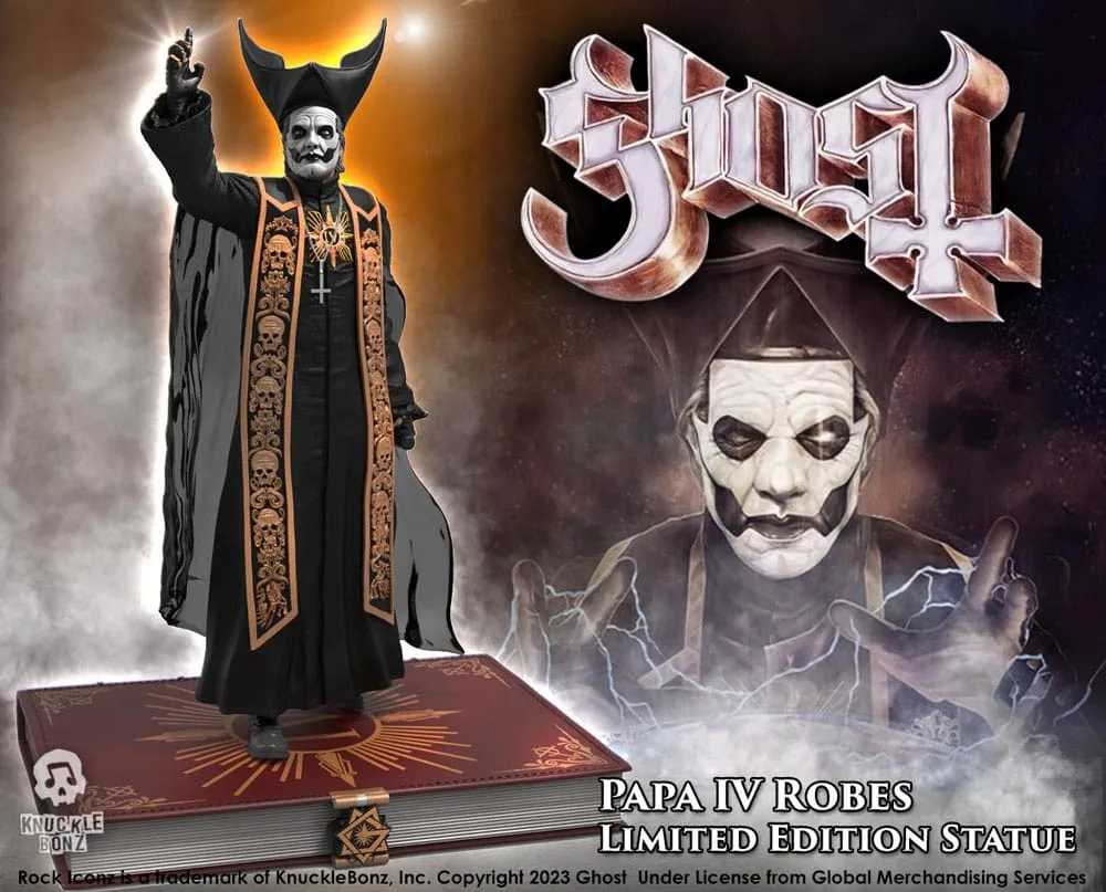 Ghost Beeld – Papa Emeritus IV Zwart gewaad 1/9 22 cm 2