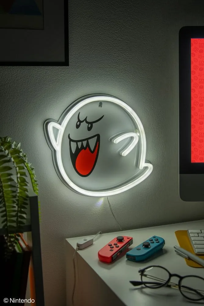 Super Mario LED Neon Wall Lamp – Boo 23 x 23 cm 2