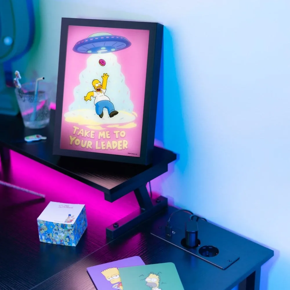 The Simpsons Framed LED Poster – Changing Design 20 x 28 cm 6