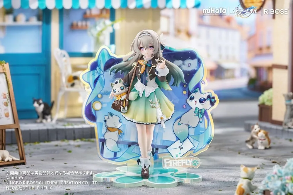 Honkai Star Rail Mini Figure – Firefly Rise Up+ Chibi Cat 18 cm 4