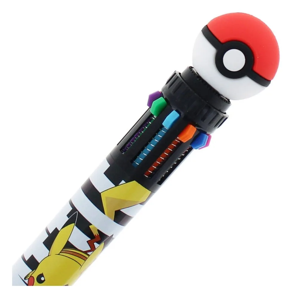 Pokémon Multicolour Pen – 10-in-1 Spinny Pokéball 4