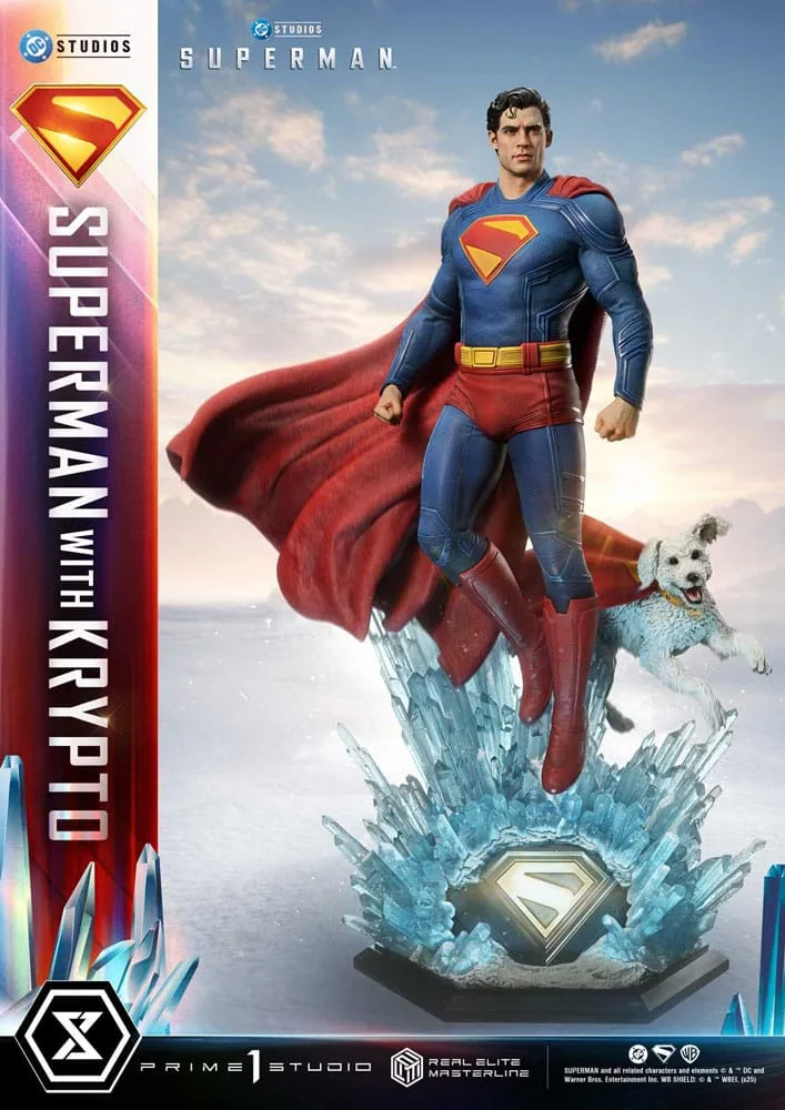 Superman 2025 Statue – With Krypto Bonus Version 95 cm 13