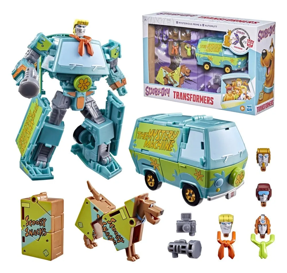 Transformers x Scooby-Doo Figures – Mysterious Prime & Automutt 3