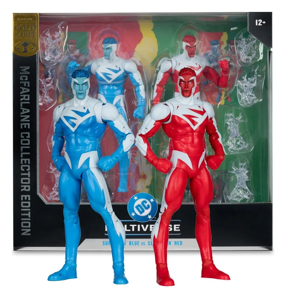 DC Multiverse Action Figures – Superman Blue vs. Red 2-Pack 18 cm 5