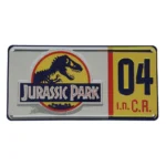 Jurassic Park Replica – Dennis Nedry License Plate 30 cm 1