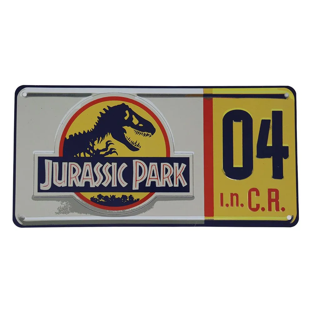 Jurassic Park Replica – Dennis Nedry License Plate 30 cm