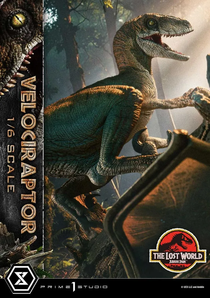 Jurassic Park II Statue – Velociraptor Bonus Version 41 cm 22