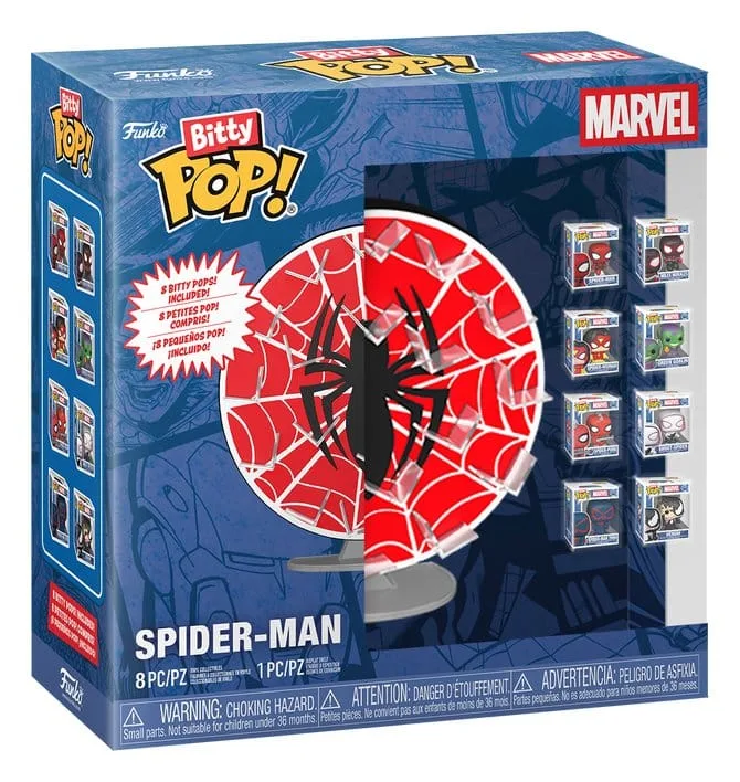 Spider-Man Collectible Bundle – Funko Bitty Pop and Display 3