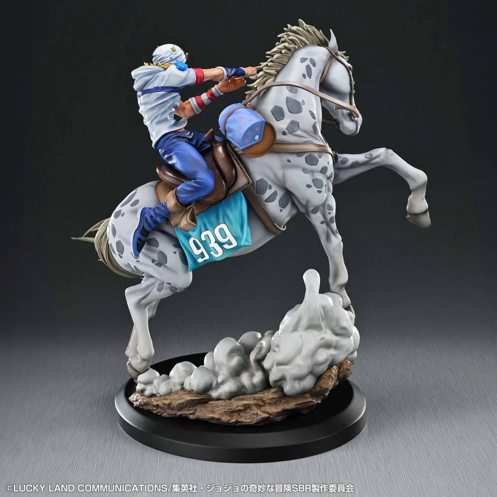 JoJo’s Steel Ball Run Statue – Johnny Joestar and Slow Dancer 30 cm 8