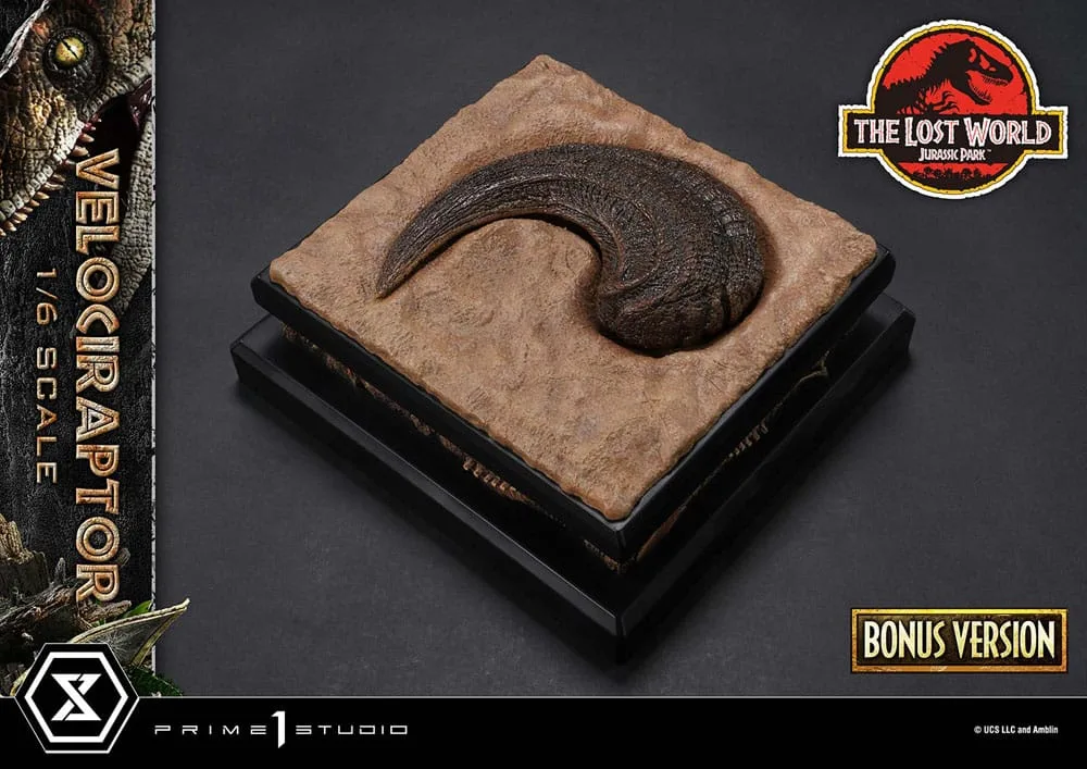 Jurassic Park II Statue – Velociraptor Bonus Version 41 cm 4