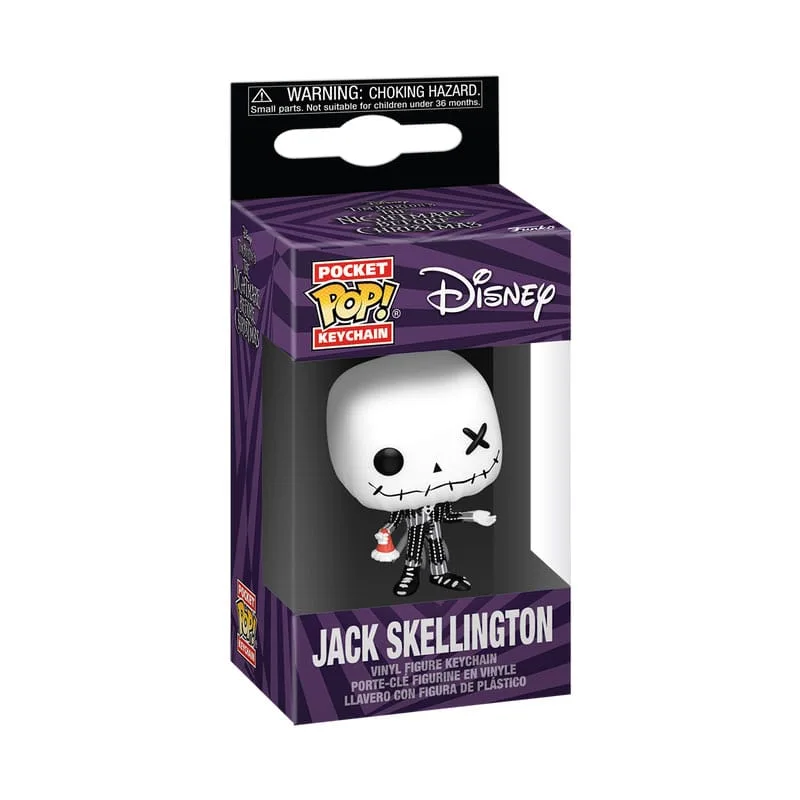 Nightmare Before Christmas Keychain Display – Patchwork Jack 4 cm 2