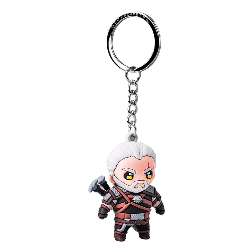 The Witcher III Wild Hunt Vinyl Keychain – Geralt of Rivia