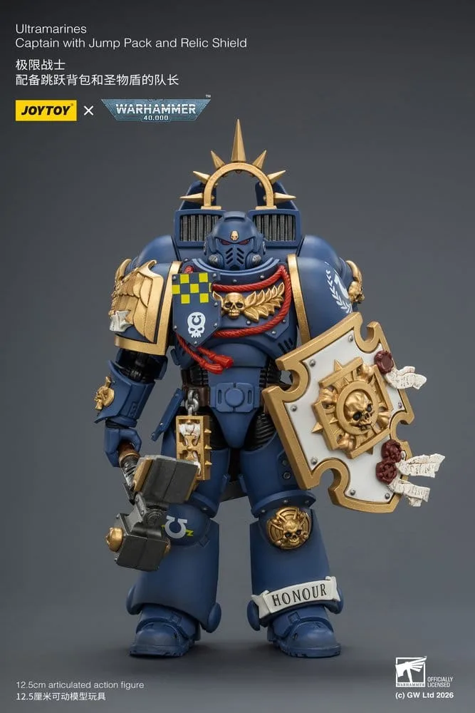Warhammer Action Figure – Ultramarines Captain 12.5 cm 2