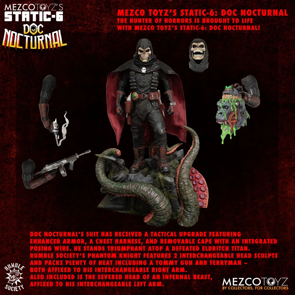 Rumble Society Statue – Static-6 Doc Nocturnal 1/6 38 cm 2