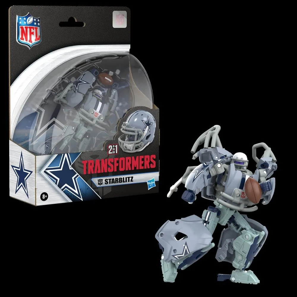 Transformers x NFL Action Figure – Dallas Cowboys Starblitz 14 cm 15