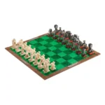 Minecraft Chess Set – Overworld Heroes vs Hostile Mobs 45 x 45 cm 1