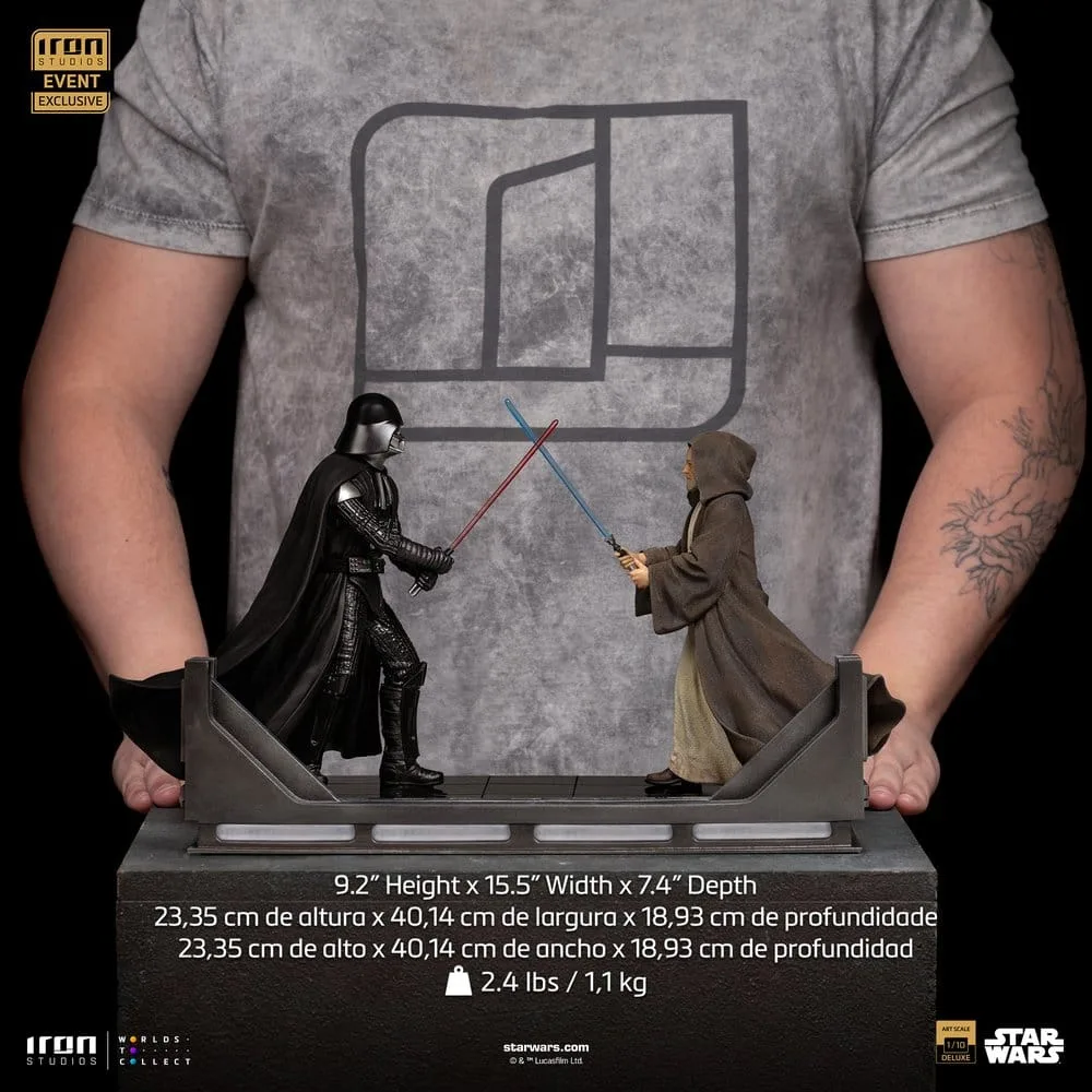 Star Wars Statue – Darth Vader vs Obi-Wan Kenobi 1/10 24 cm 13