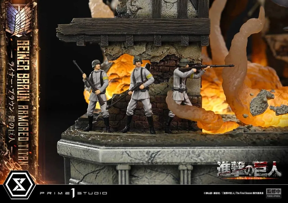 Attack on Titan Diorama Statue – Reiner Braun Armored Titan 75 cm 19